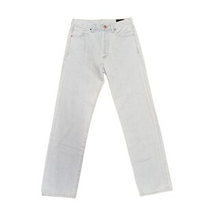 Goldsign Women's Light Blue High Waisted Button Fly Ankle Jeans NWOT